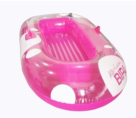 6P Free 0.25mm PVC Inflatable Boat Pink For Kids Sporting OEM ODM