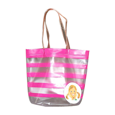Promotional Red Clear PVC Bags For Laddies / Girl CE EN71 ASTM