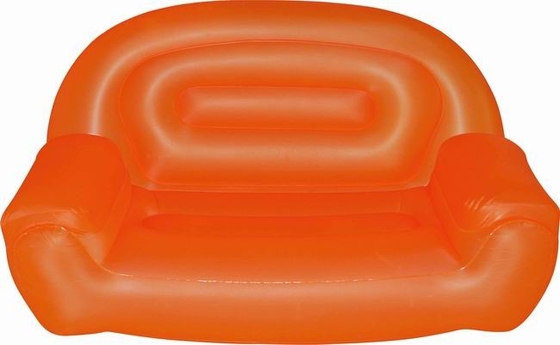 Portable PVC Inflatable Sofa Chair Soft Green , 0.4mm Thick