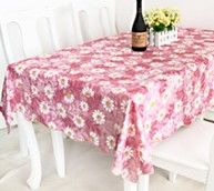 Waterproof PVC Table Cloths Rectangular For Hotel Decorative