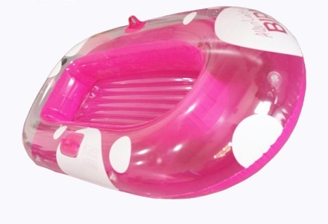 6P Free 0.25mm PVC Inflatable Boat Pink For Kids Sporting OEM ODM