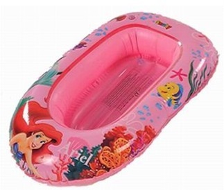6P Free 0.25mm PVC Inflatable Boat Pink For Kids Sporting OEM ODM
