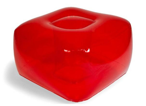 Real Red Inflatable Sofa Chair Square Classic For Adult OEM&ODM