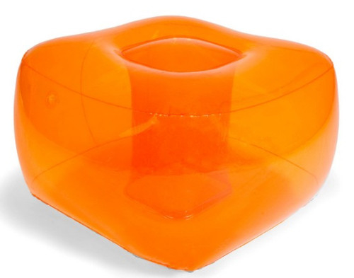 Real Red Inflatable Sofa Chair Square Classic For Adult OEM&ODM
