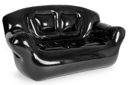 Durable Inflatable Sofa Chair Two Seat For Kids , Plastic Air Couches