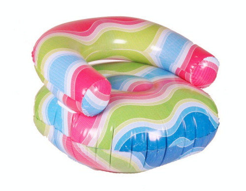 Colorful Inflatable Sofa Chair , 90cm Soft Comfortable Air Chair