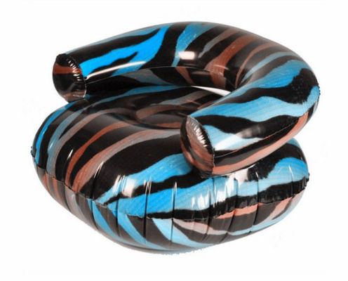 Custom Blow Up Inflatable Sofa Chairs 31" For Camping