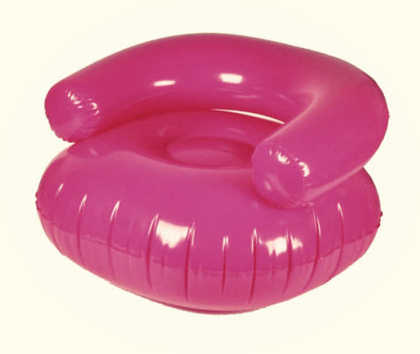Custom Blow Up Inflatable Sofa Chairs 31" For Camping