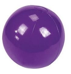 Custom PVC Purple Inflatable Beach Balls For Kids Playing