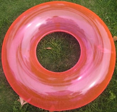 PVC Colorful Inflatable Swimming Rings For Children Playing