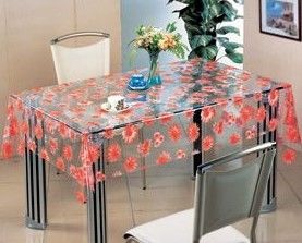 Waterproof PVC Table Cloths Rectangular For Hotel Decorative
