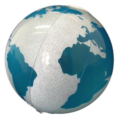 Ballon de plage gonflable promotionnel de la terre de PVC pour la salle de classe