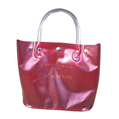 Le PVC clair rouge promotionnel met en sac pour le CE EN71 ASTM de gars/fille