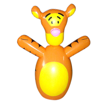 Les jouets gonflables de l'eau de tigre mignon pour l'enfant, paume de jardin remet le jouet