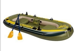 Pêchant le bateau gonflable rigide de PVC avec 2 valves, 3P librement