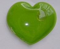 Protections de chauffage vertes de gel de coeur réutilisables pour le traitement endolori de cou