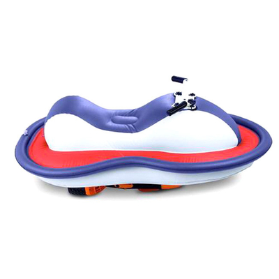 Colorez le cavalier gonflable de bateau de jouets de l'eau de PVC pour des loisirs de plage