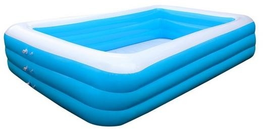 Rectangle gonflable de piscines de PVC de cercle des biens 3 pour le parc d'attractions