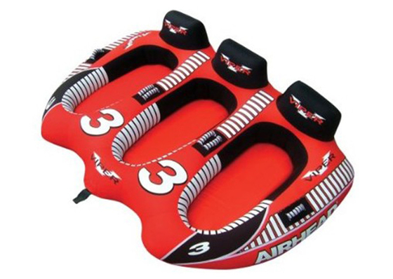 Rouge remorquable de tube de ski de l'eau de 3 personnes avec En71 l'approbation, 94x71inch